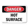 thumbnail image 1 of SignMission OS-DS-A-1824-L-2408 18 x 24 in. OSHA Danger Sign - Hot Surface, 1 of 6