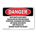 thumbnail image 1 of OSHA Danger Sign - Skylights Have Been Installed On This Building |  Aluminum Sign | Protect Your Business, Construction Site, Shop Area |  Made in The USA, 1 of 6