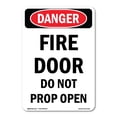 thumbnail image 1 of SignMission OS-DS-A-1824-V-2147 18 x 24 in. OSHA Danger Sign - Fire Door Do Not Prop Open, 1 of 6