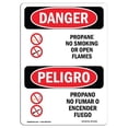 thumbnail image 1 of SignMission OS-DS-A-1824-VS-1541 18 x 24 in. OSHA Danger Sign - Propane No Smoking or Open Flames, 1 of 6