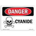 thumbnail image 1 of OSHA Danger Sign - Cyanide | Decal | Protect Your Business, Construction Site, Warehouse & Shop Area |  Made in The USA, 1 of 5
