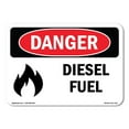 thumbnail image 1 of SignMission OS-DS-D-35-L-1121 OSHA Danger Sign - Diesel Fuel, 1 of 5