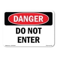 thumbnail image 1 of SignMission OS-DS-D-35-L-2132 OSHA Danger Sign - Do Not Enter, 1 of 5