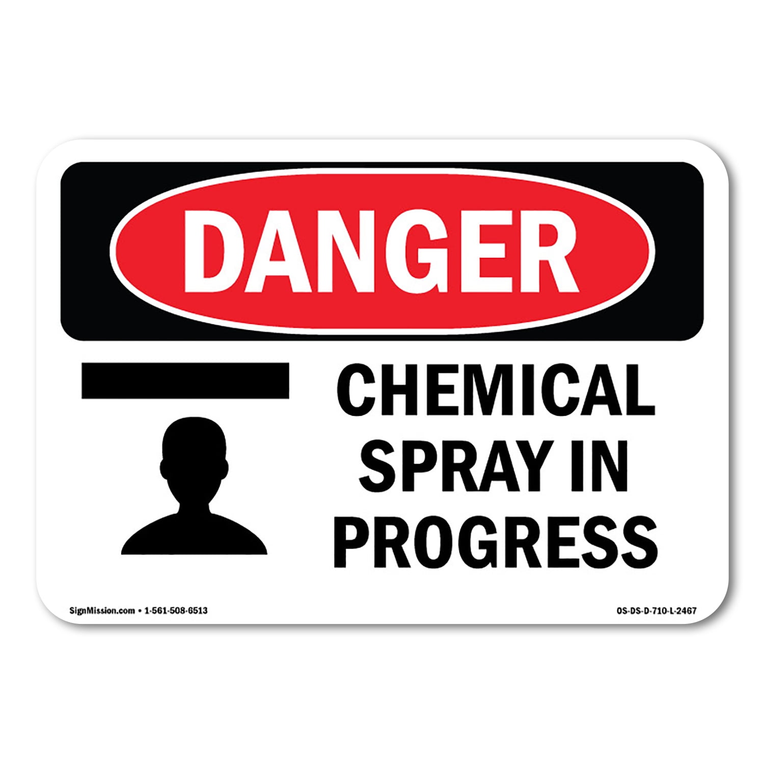 OSHA Danger Sign - Check Area For Safe Clearance | Decal | Protect Your ...