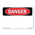thumbnail image 1 of SignMission OS-DS-P-1824-L-2562 Danger Danger Blank Write-On OSHA Plastic Sign, 1 of 5