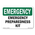 thumbnail image 1 of SignMission OS-EM-A-1824-V-10512 18 x 24 in. OSHA Emergency Sign - In Case of Push Button, 1 of 6