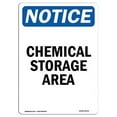 thumbnail image 1 of SignMission OS-NS-A-1218-V-10570 12 x 18 in. OSHA Notice Sign - Chemical Storage Area, 1 of 6