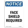 thumbnail image 1 of SignMission OS-NS-A-1218-V-12388 12 x 18 in. OSHA Notice Sign - Face Shield Required, 1 of 6