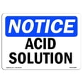 thumbnail image 1 of SignMission OS-NS-A-1824-L-10045 18 x 24 in. OSHA Notice Sign - Acid Solution, 1 of 6