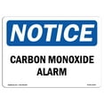 thumbnail image 1 of SignMission OS-NS-A-1824-L-10440 18 x 24 in. OSHA Notice Sign - Carbon Monoxide Alarm, 1 of 6