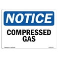 thumbnail image 1 of SignMission OS-NS-A-1824-L-10752 18 x 24 in. OSHA Notice Sign - Compressed Gas, 1 of 6
