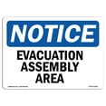 thumbnail image 1 of SignMission OS-NS-A-1824-L-12184 18 x 24 in. OSHA Notice Sign - Evacuation Assembly Area, 1 of 6