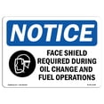 thumbnail image 1 of SignMission OS-NS-A-1824-L-12386 18 x 24 in. OSHA Notice Sign - Face Shield Required During, 1 of 6