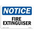 thumbnail image 1 of SignMission OS-NS-A-1824-L-12604 18 x 24 in. OSHA Notice Sign - Fire Extinguisher, 1 of 6