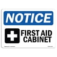 thumbnail image 1 of SignMission OS-NS-A-1824-L-12728 18 x 24 in. OSHA Notice Sign - First Aid Cabinet, 1 of 6
