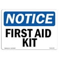 thumbnail image 1 of SignMission OS-NS-A-1824-L-12746 18 x 24 in. OSHA Notice Sign - First Aid Kit, 1 of 6