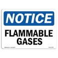 thumbnail image 1 of SignMission OS-NS-A-1824-L-12759 18 x 24 in. OSHA Notice Sign - Flammable Gases, 1 of 6