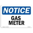 thumbnail image 1 of SignMission OS-NS-A-1824-L-13014 18 x 24 in. OSHA Notice Sign - Gas Meter, 1 of 6