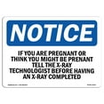 thumbnail image 1 of SignMission OS-NS-A-1824-L-13615 18 x 24 in. OSHA Notice Sign - If You Are Pregnant or Think You Might Be, 1 of 6