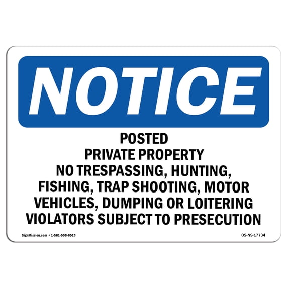 OSHA Notice Sign - Poultry Prep Only | Aluminum Sign | Protect Your Business, Construction Site, Warehouse & Shop Area | Made in the USA