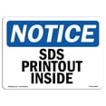 thumbnail image 1 of SignMission OS-NS-A-1824-L-18258 18 x 24 in. OSHA Notice Sign - SDS Printout Inside, 1 of 6