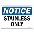 thumbnail image 1 of SignMission OS-NS-A-1824-L-18419 18 x 24 in. OSHA Notice Sign - Stainless Only, 1 of 6