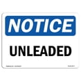 thumbnail image 1 of OSHA Notice Sign - Unleaded |  Aluminum Sign | Protect Your Business, Construction Site, Warehouse & Shop Area |  Made in the USA, 1 of 6