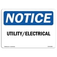 thumbnail image 1 of SignMission OS-NS-A-1824-L-18844 18 x 24 in. OSHA Notice Sign - Utility Electrical, 1 of 6