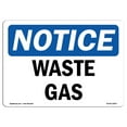 thumbnail image 1 of SignMission OS-NS-A-1824-L-18957 18 x 24 in. OSHA Notice Sign - Waste Gas, 1 of 6