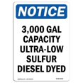 thumbnail image 1 of SignMission OS-NS-A-1824-V-10018 18 x 24 in. OSHA Notice Sign - 3000 gal Capacity Ultra-Low Sulfur, 1 of 6