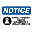thumbnail image 1 of OSHA Notice Sign - Hearing Protection Required |  Aluminum Sign | Protect Your Business, Construction Site, Warehouse & Shop Area |  Made in the USA, 1 of 6