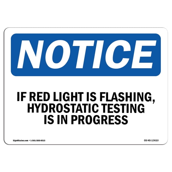 SignMission OS-NS-A-1824-V-10383 18 x 24 in. OSHA Notice Sign - Breaker Racked Out