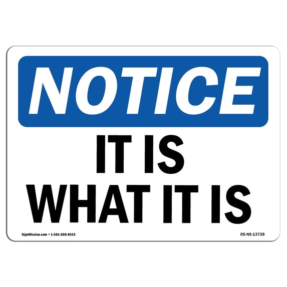 SignMission OS-NS-A-1824-V-10511 18 x 24 in. OSHA Notice Sign - Caution Step Up in Doorway