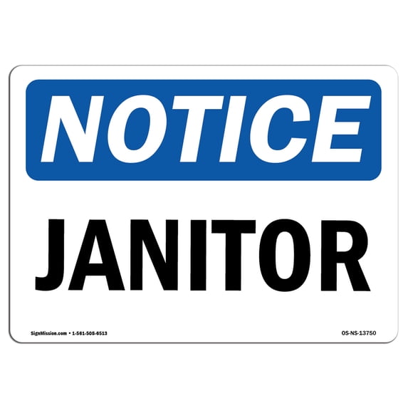 SignMission OS-NS-A-1824-V-10521 18 x 24 in. OSHA Notice Sign - Caution This Room is Protected