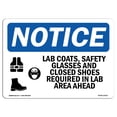 thumbnail image 1 of SignMission OS-NS-A-1824-V-10678 18 x 24 in. OSHA Notice Sign - Closed for Winter, 1 of 6