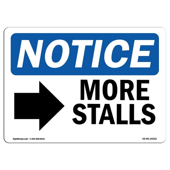 SignMission OS-NS-A-1824-V-11003 18 x 24 in. OSHA Notice Sign - Diesel Fuel Engine Off