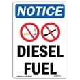 thumbnail image 1 of SignMission OS-NS-A-1824-V-11011 18 x 24 in. OSHA Notice Sign - Diesel Fuel, 1 of 6