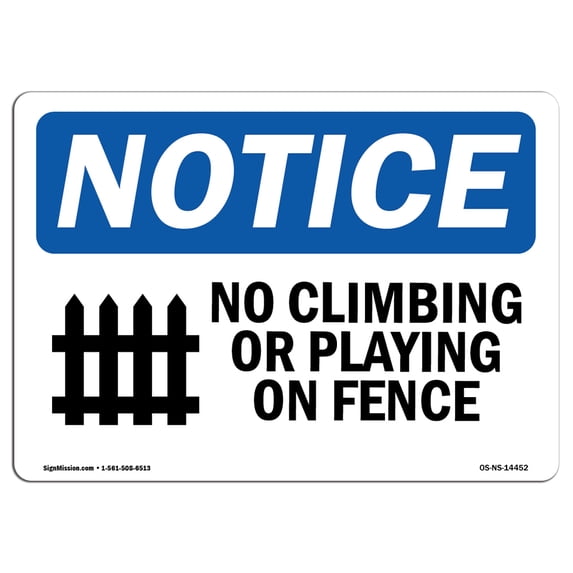 SignMission OS-NS-A-1824-V-11167 18 x 24 in. OSHA Notice Sign - Do Not Enter Authorized