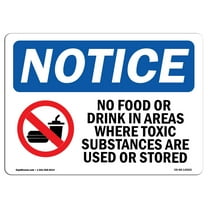 SignMission OS-NS-A-1824-V-11291 18 x 24 in. OSHA Notice Sign - Do Not Lean on Gate