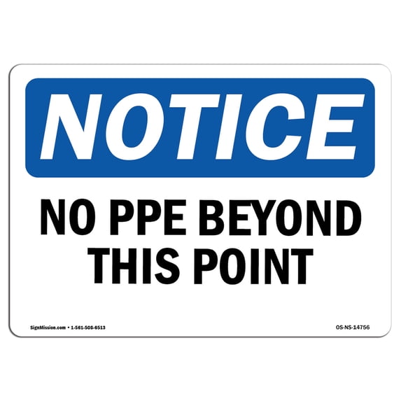SignMission OS-NS-A-1824-V-11436 18 x 24 in. OSHA Notice Sign - Dogs At Play Employees Only Past