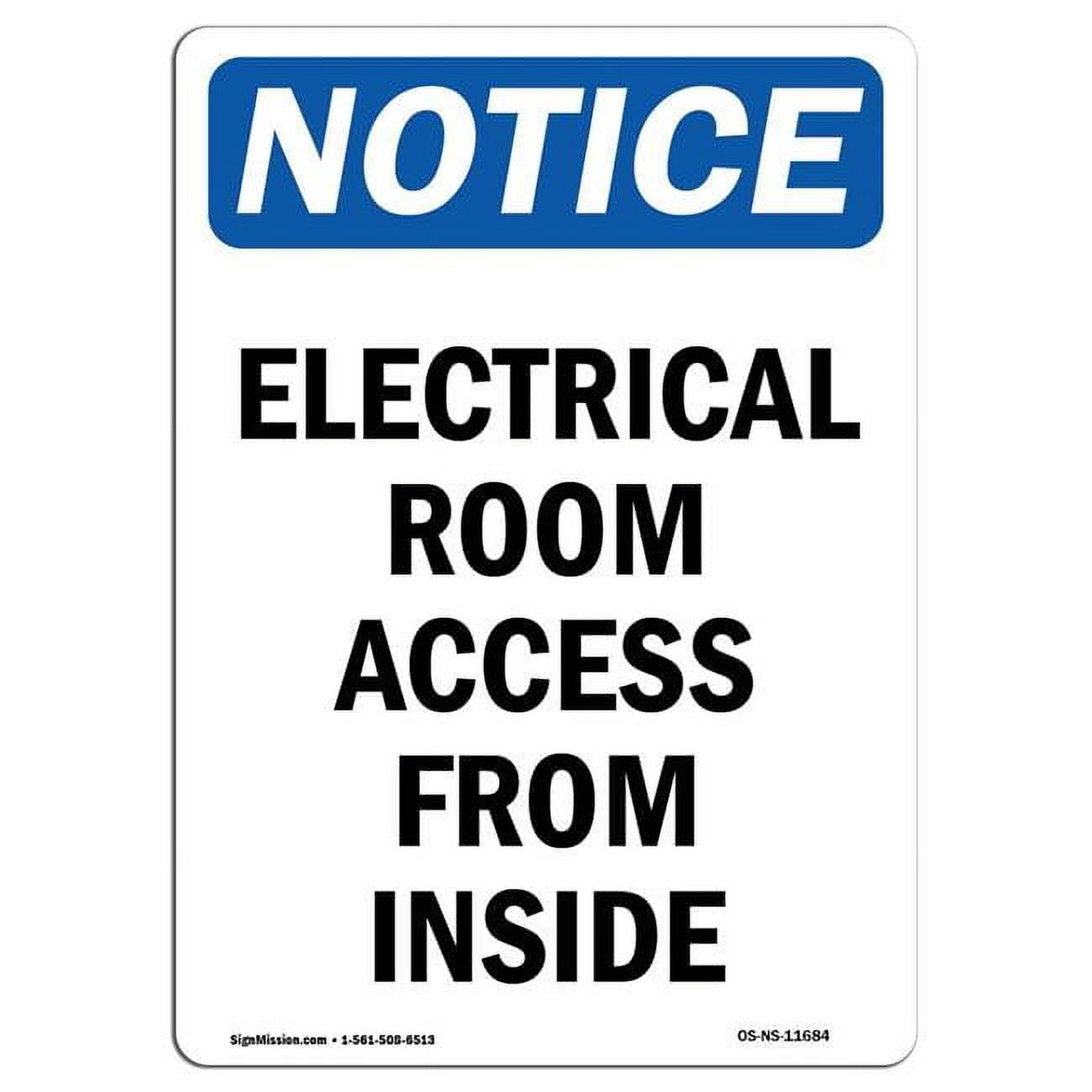 SignMission OS-NS-A-1824-V-11684 18 x 24 in. OSHA Notice Sign ...