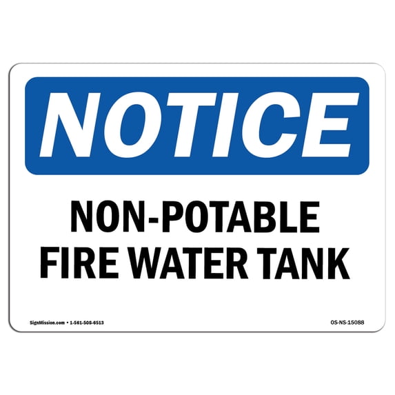 SignMission OS-NS-A-1824-V-11773 18 x 24 in. OSHA Notice Sign - Emergency Boiler Stop