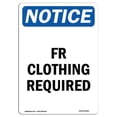 thumbnail image 1 of SignMission OS-NS-A-1824-V-12903 18 x 24 in. OSHA Notice Sign - FR Clothing Required, 1 of 6