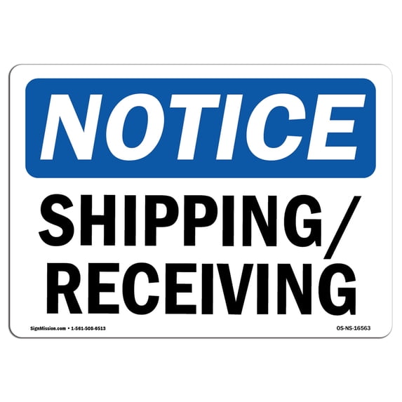 SignMission OS-NS-A-1824-V-13049 18 x 24 in. OSHA Notice Sign - Gas Valve