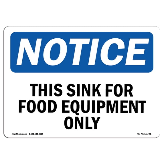 SignMission OS-NS-A-1824-V-13157 18 x 24 in. OSHA Notice Sign - Government Issued ID Required for Entry