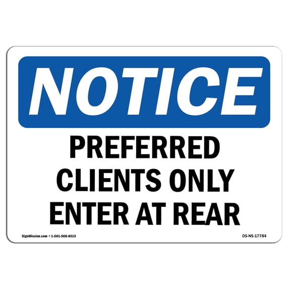 SignMission OS-NS-A-1824-V-14208 18 x 24 in. OSHA Notice Sign - Metrology Work Orders for Data Entry