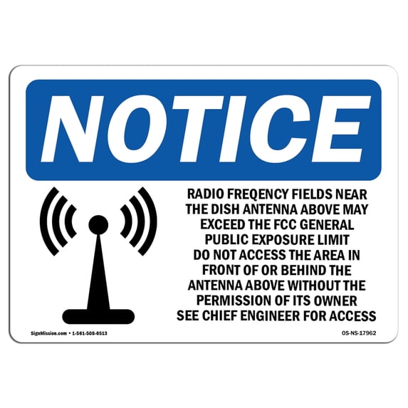 SignMission OS-NS-A-1824-V-14558 18 x 24 in. OSHA Notice Sign - No Food Allowed