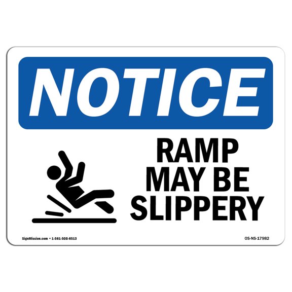 SignMission OS-NS-A-1824-V-14597 18 x 24 in. OSHA Notice Sign - No Food or Drink In
