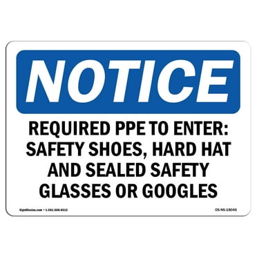 SignMission OS-NS-A-1824-V-14725 18 x 24 in. OSHA Notice Sign - No Pedestrians Forklift