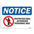 thumbnail image 1 of SignMission OS-NS-A-1824-V-14787 18 x 24 in. OSHA Notice Sign - No Samples Beyond This Point, 1 of 6